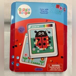NEW Giggle Scape Magnetic Game Car Travel Numbers Colors Ages 4+ w 30 challenges